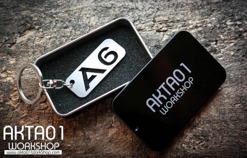 AUDI A6 Keyring Strong and Stylish Stainless Steel 